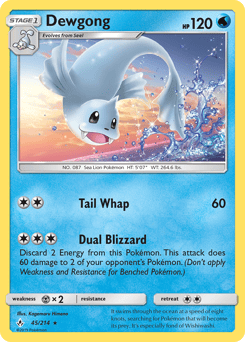 Dewgong – Rare – Unbroken Bonds