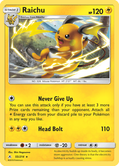 Raichu – Rare – Unbroken Bonds