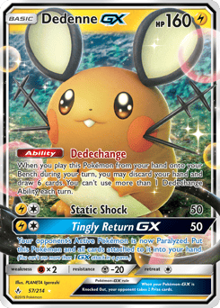 Dedenne-GX – Rare Holo GX