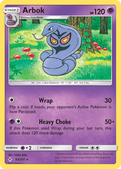 Arbok – Rare – Unbroken Bonds
