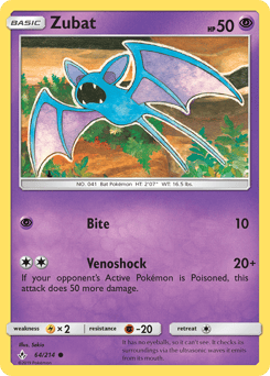 Zubat – Common – Unbroken Bonds
