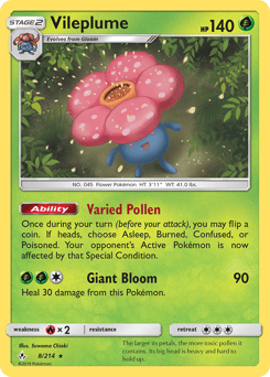 Vileplume – Rare Holo – Unbroken Bonds