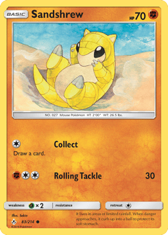 Sandshrew – Common – Unbroken Bonds