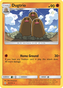 Dugtrio – Rare – Unbroken Bonds