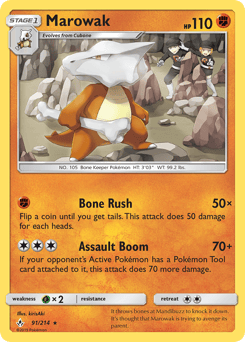 Marowak – Rare – Unbroken Bonds