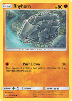 Rhyhorn – Common – Unbroken Bonds
