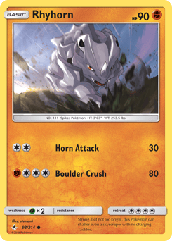 Rhyhorn – Common – Unbroken Bonds
