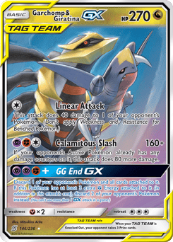 Garchomp & Giratina-GX – Rare Holo GX