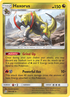Haxorus – Rare Holo