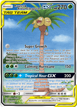 Rowlet & Alolan Exeggutor-GX – Rare Ultra