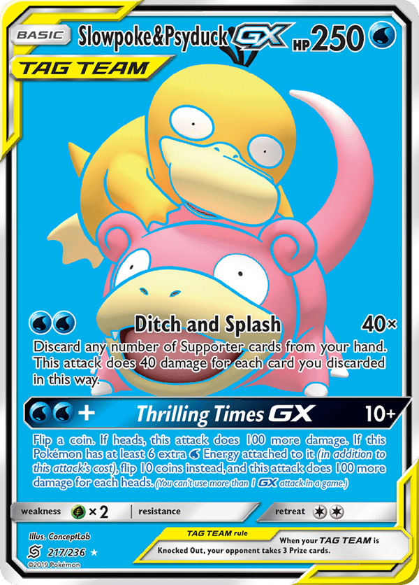 Slowpoke & Psyduck-GX – Rare Ultra – Unified Minds