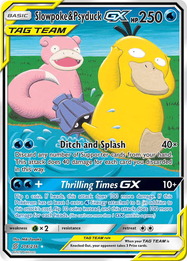 Slowpoke & Psyduck-GX – Rare Ultra – Unified Minds