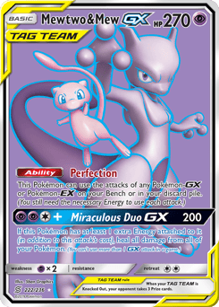 Mewtwo & Mew-GX – Rare Ultra – Unified Minds