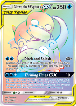 Slowpoke & Psyduck-GX – Rare Rainbow – Unified Minds