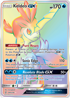 Keldeo-GX – Rare Rainbow