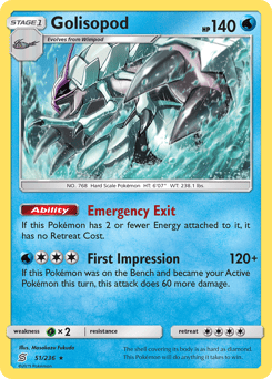 Golisopod – Rare Holo