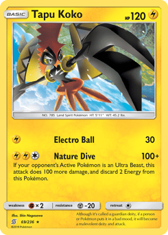 Tapu Koko – Rare Holo