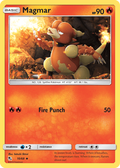 Magmar – Uncommon – Hidden Fates