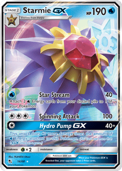 Starmie-GX – Rare Holo GX – Hidden Fates