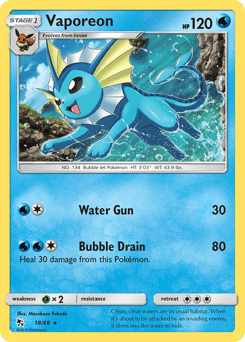 Vaporeon – Rare Holo