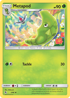 Metapod – Uncommon – Hidden Fates