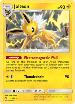 Jolteon – Rare – Hidden Fates