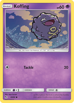 Koffing – Common – Hidden Fates