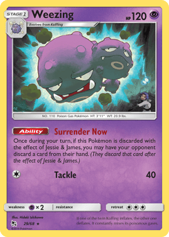 Weezing – Rare – Hidden Fates