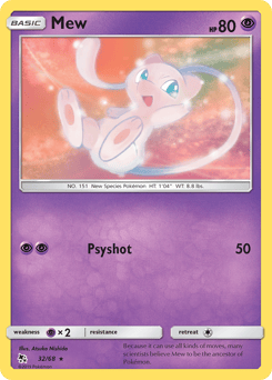 Mew – Rare – Hidden Fates