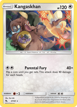 Kangaskhan – Rare – Hidden Fates