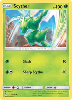 Scyther – Uncommon – Hidden Fates