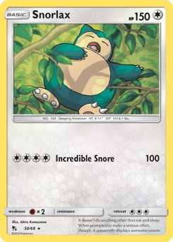 Snorlax – Rare – Hidden Fates
