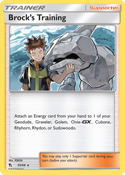 Brock's Training – Rare Holo