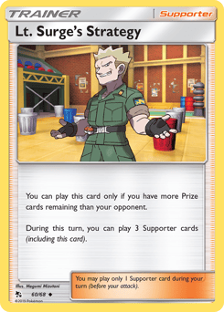 Lt. Surge's Strategy – Uncommon