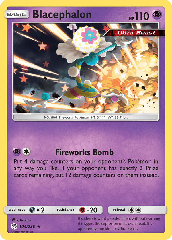 Blacephalon – Rare Holo – Cosmic Eclipse