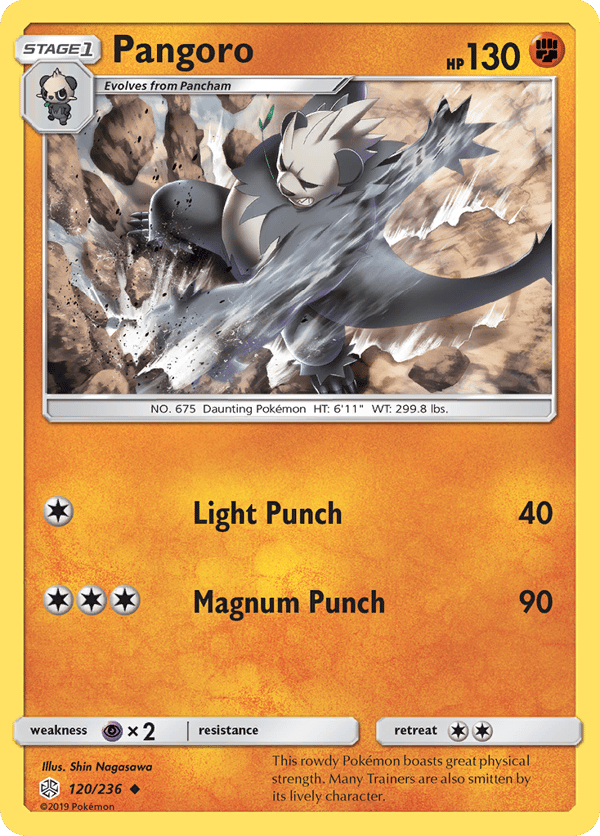 Pangoro – Uncommon – Cosmic Eclipse