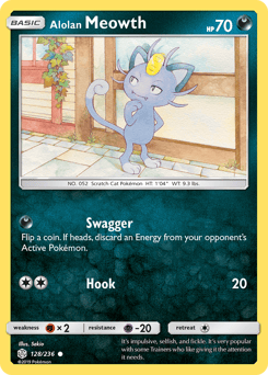 Alolan Meowth – Common – Cosmic Eclipse