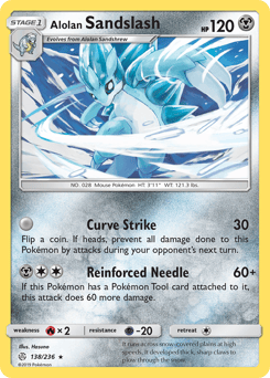 Alolan Sandslash – Rare – Cosmic Eclipse