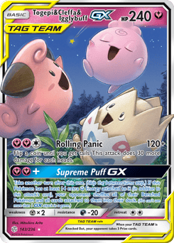 Togepi & Cleffa & Igglybuff-GX – Rare Holo GX