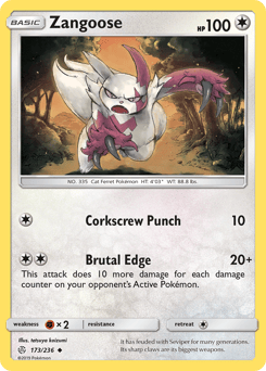 Zangoose – Uncommon