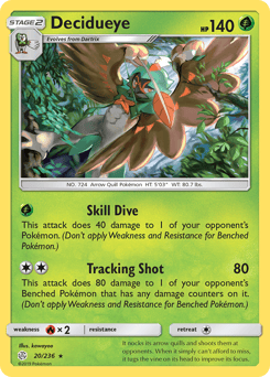 Decidueye – Rare Holo – Cosmic Eclipse