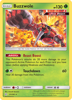 Buzzwole – Rare Holo