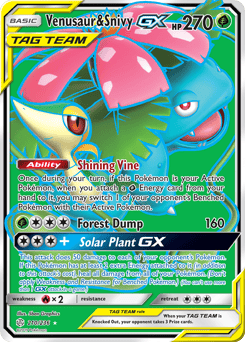 Venusaur & Snivy-GX – Rare Ultra – Cosmic Eclipse