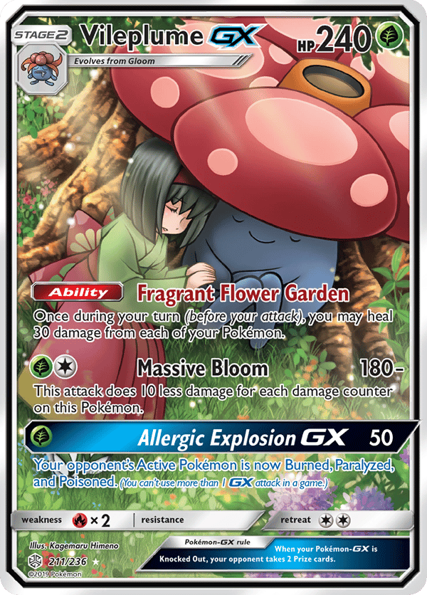 Vileplume-GX – Rare Ultra – Cosmic Eclipse