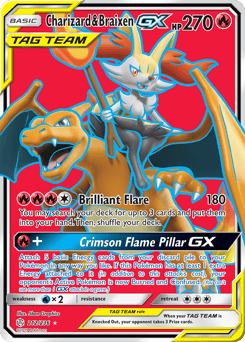 Charizard & Braixen-GX – Rare Ultra