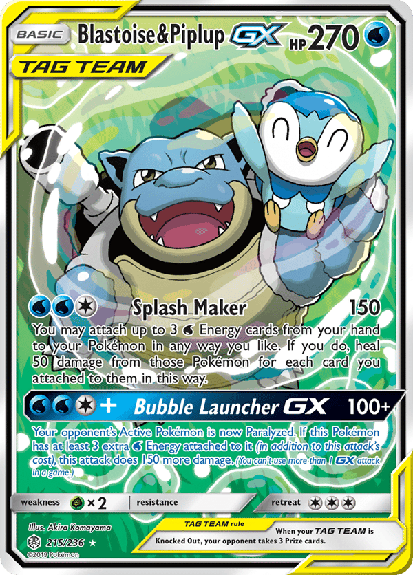 Blastoise & Piplup-GX – Cosmic Eclipse