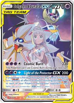 Solgaleo & Lunala-GX – Rare Ultra – Cosmic Eclipse
