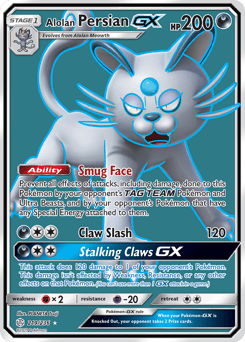 Alolan Persian-GX – Rare Ultra – Cosmic Eclipse