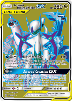 Arceus & Dialga & Palkia-GX – Rare Ultra