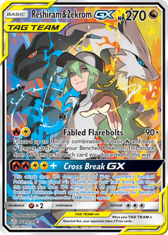 Reshiram & Zekrom-GX – Rare Ultra – Cosmic Eclipse
